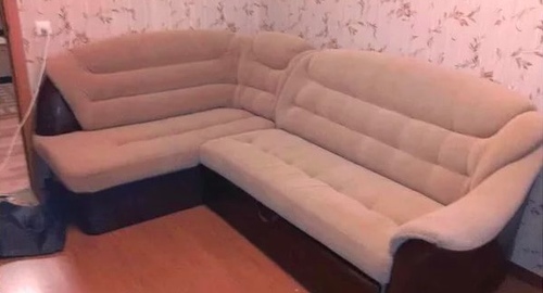 Перетяжка углового дивана. Серафимович